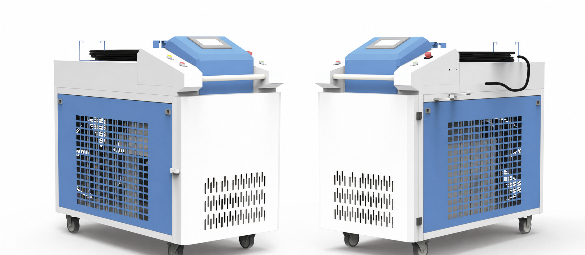 6000 W continuous laser cleaning machine with large water-cooled cabinet